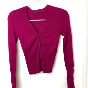 Hazel low cut cardigan in size Small